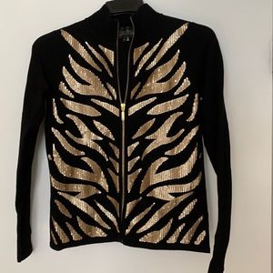 Fabulous Furs Donna Saylers’ embellished cardigan